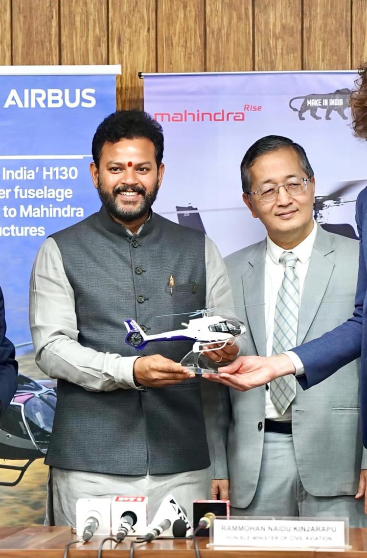 Airbus awards ‘Make in India’ H130 helicopter fuselage contract to Mahindra Aerostructures