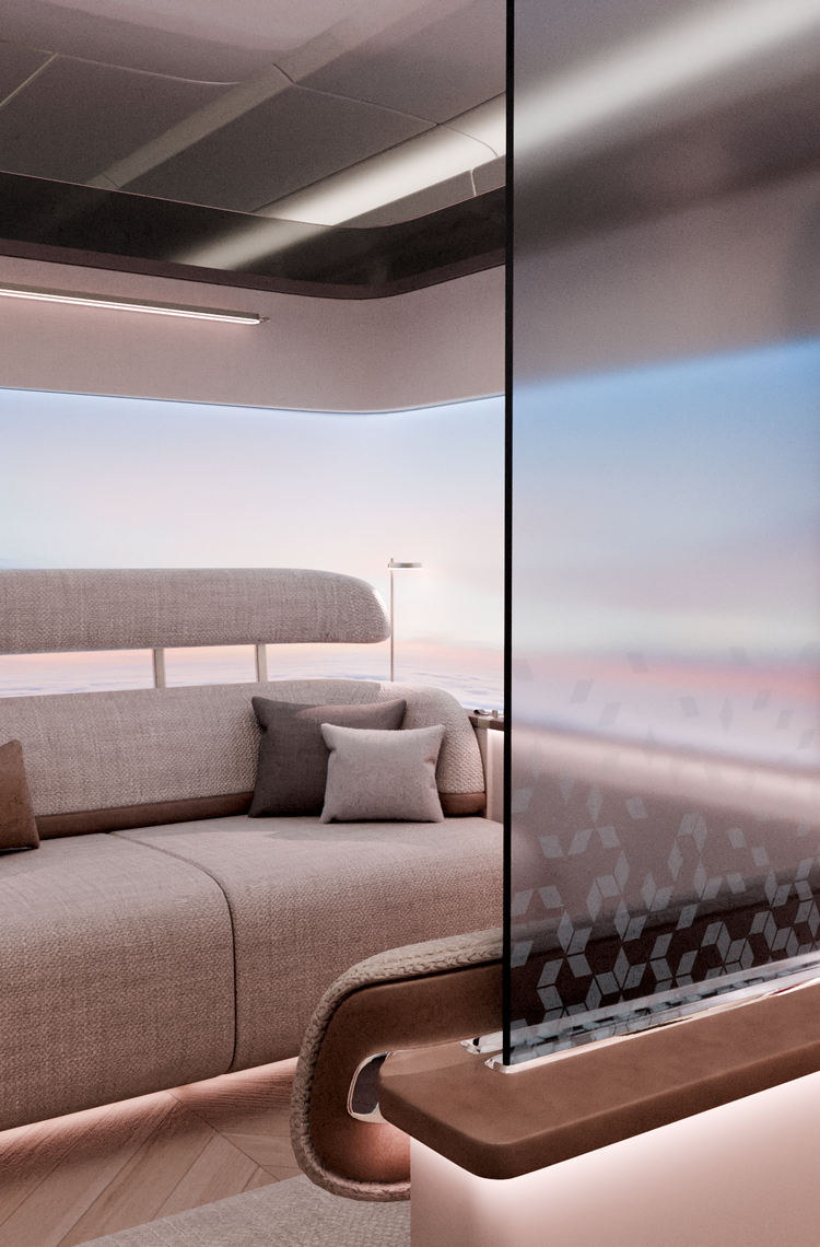 First Class Experience concept for A350-1000 First Class Experience concept for A350-1000