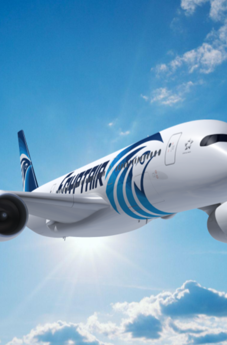 Airbus A350-900 Egyptair rendering 