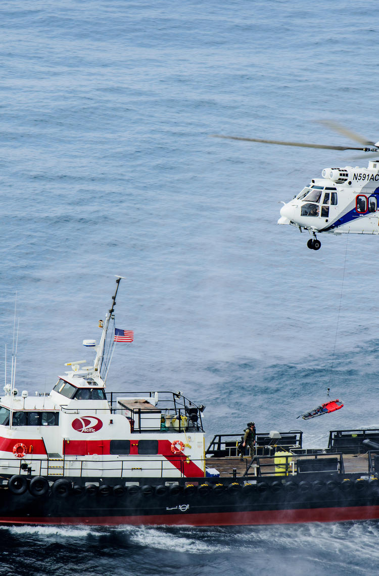 Airbus H225 during SAR operation