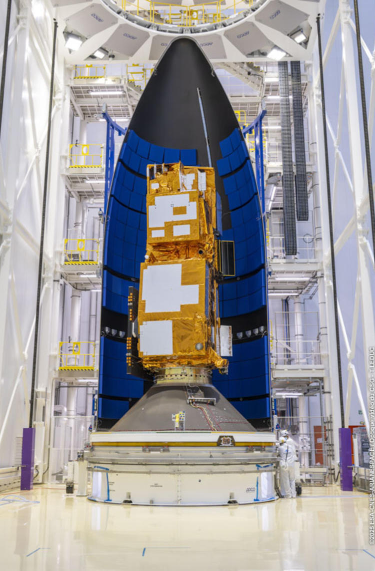 Europe's new era of weather forecasting begins with successful launch of MetOp-SG A1: Optique video du CSG - S Martin - Copyright 2025 ESA-CNES-ARIANESPACE Europe's new era of weather forecasting begins with successful launch of MetOp-SG A1: Optique video du CSG - S Martin - Copyright 2025 ESA-CNES-ARIANESPACE