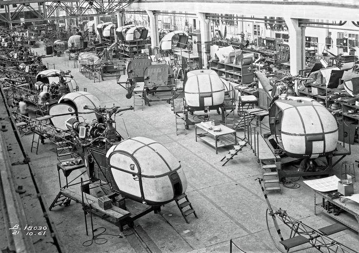 Alouette II-Alouette III production in Marignane, France