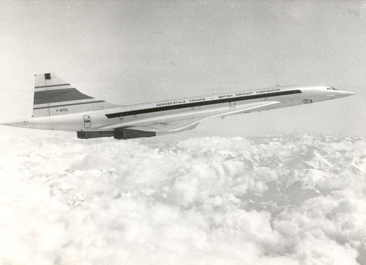 Concorde in flight