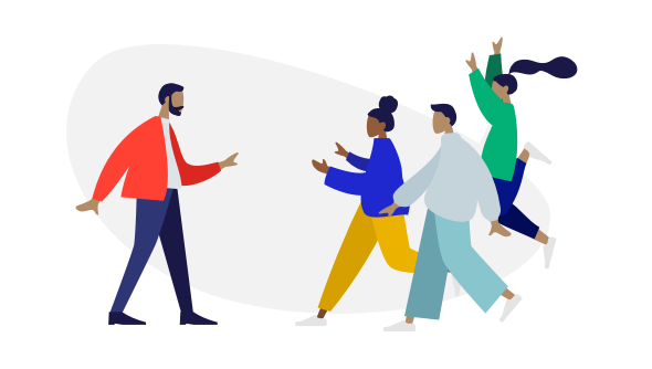 Team presentation onboarding (infographic)