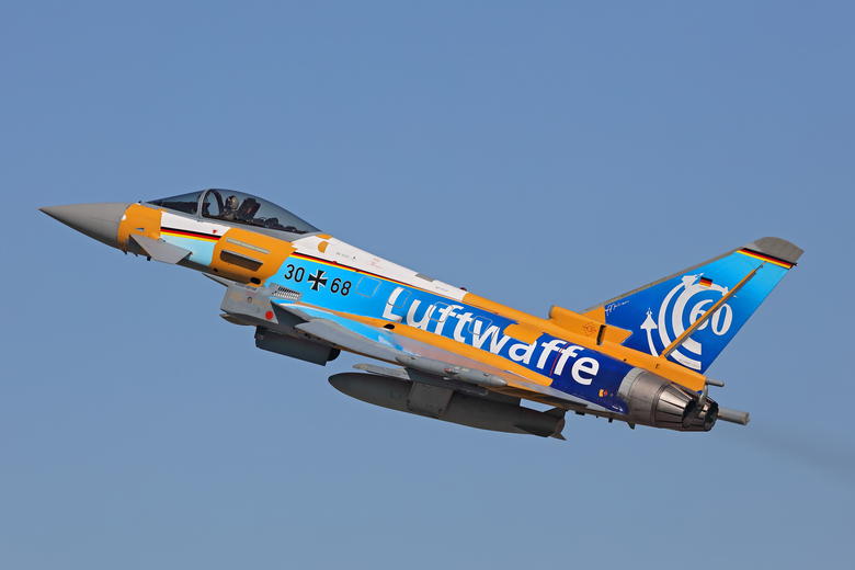 Eurofighter in flight