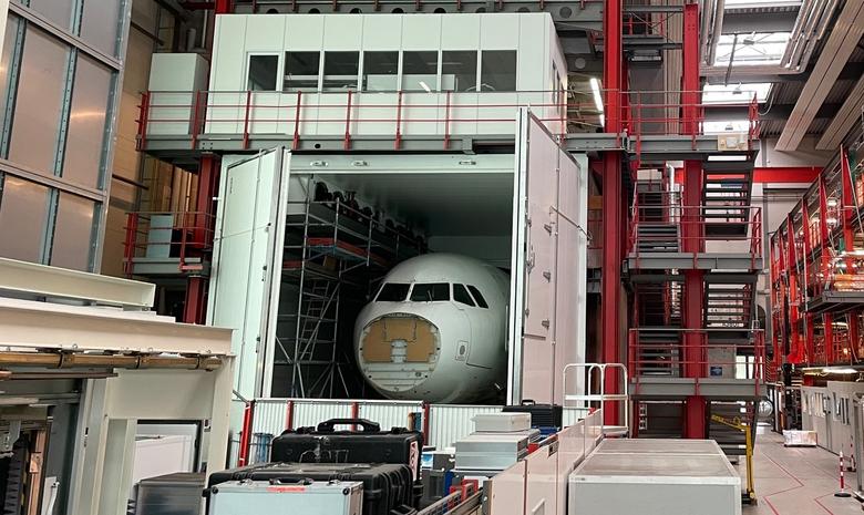 A321XLR multi-climatic testing chamber