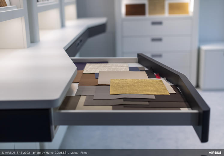 ACJ Two Twenty interior cabin