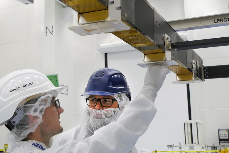 Sentinel-1C radar beams
