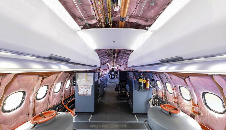 Long view of XLR MSN11000 interior