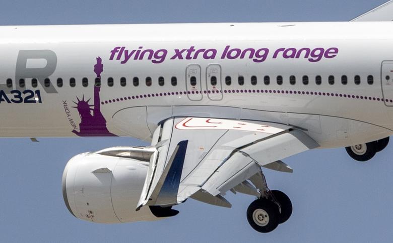 Single-slotted flap closeup - MSN11000