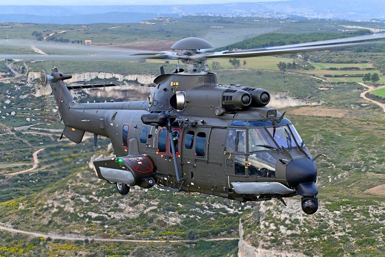 Airbus H225M in flight