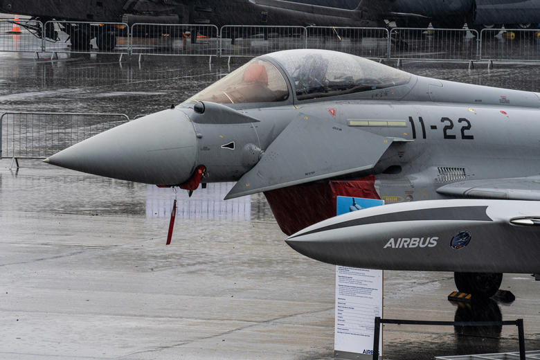 Paris Airshow 2023 - Eurofighter on static display