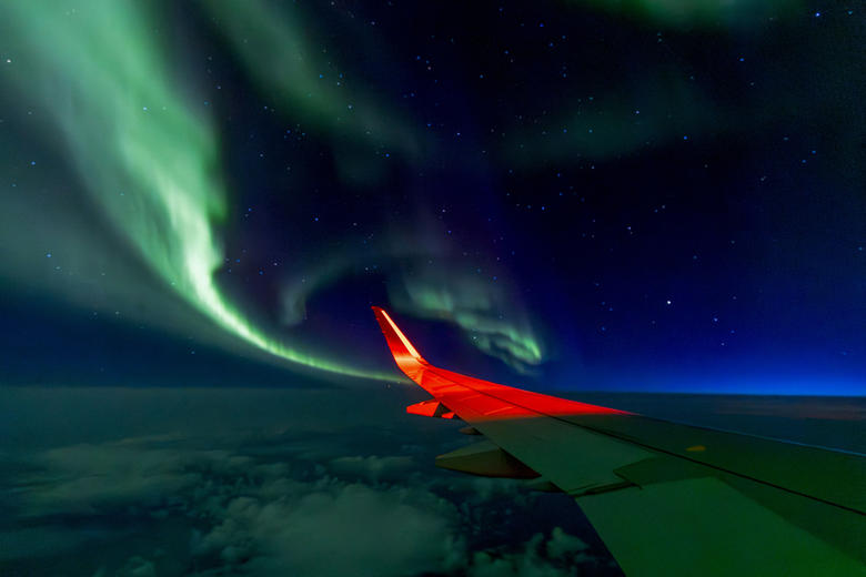 A321XLR northen light