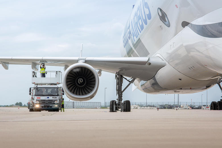 Beluga now flying with SAF from Bremen Airport