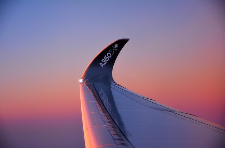 A350 WINGLET CLOSE UP