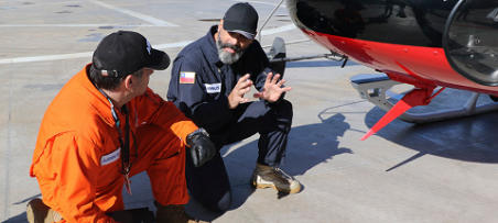 Helicopter training center Chile