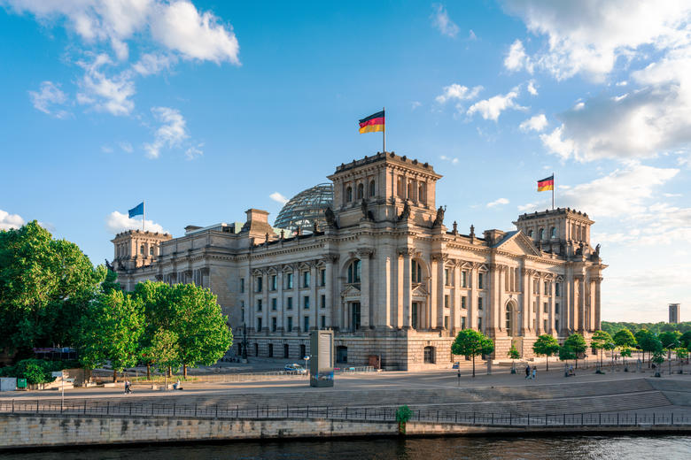Parliament building, Berlin, Germany