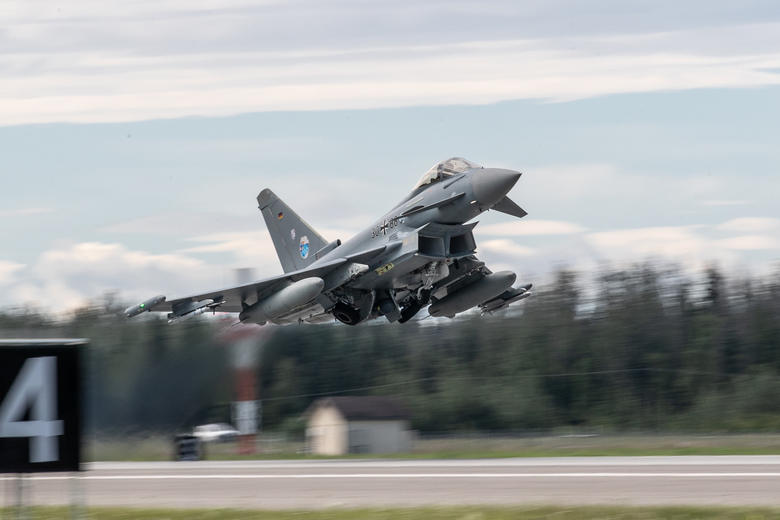 Eurofighter in Pacific Skies taking off | Copyright: Luftwaffe, Sherifa Kästner
