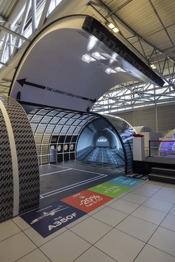 A350F mock up centre