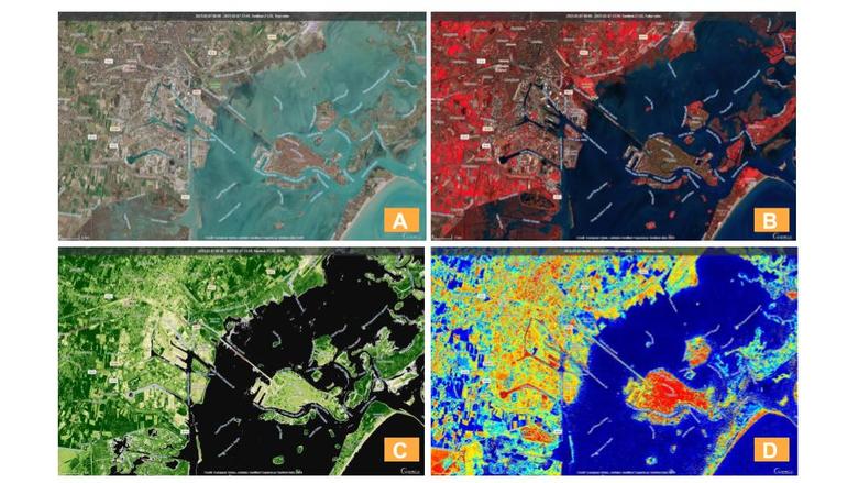 landscape_around_venice_in_4_different_band_combinations