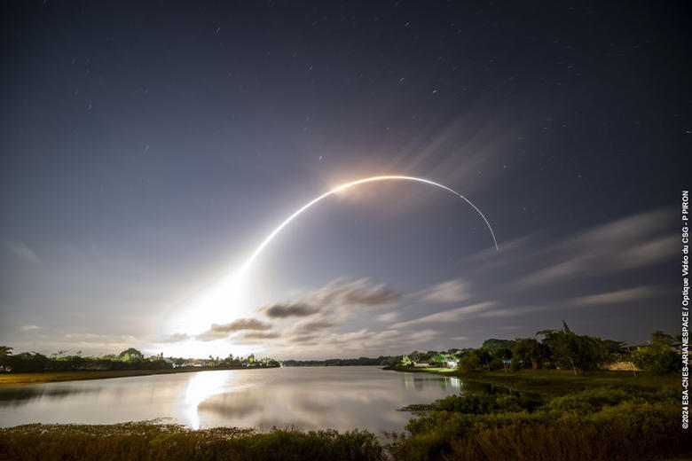 VV24 Sentinel-2C launch arc