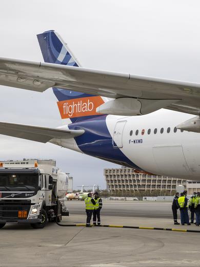 Airbus FlightLab refuelling