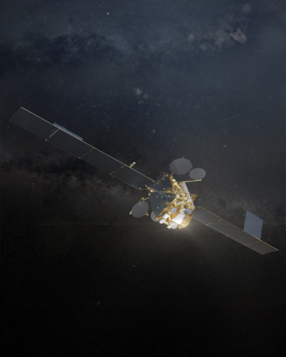 Artist view SYRACUSE-4B satellite