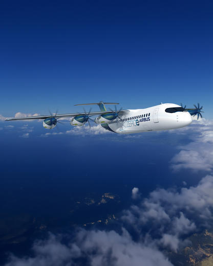 Airbus ZEROe 6 pods concept plane