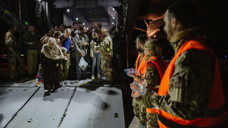 Arrival evacuated A400M