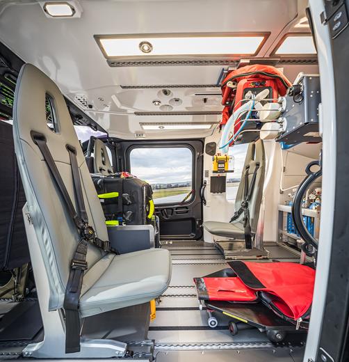 Airbus H140 HEMS cabin