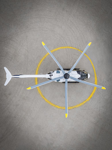 View from above Airbus H140