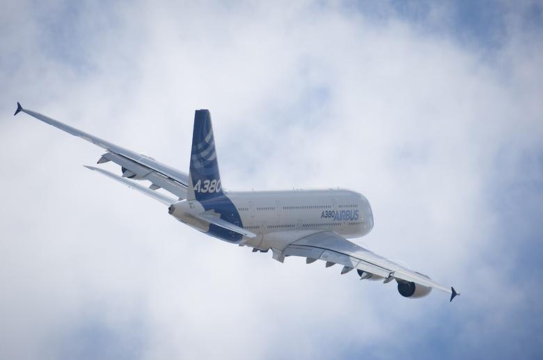 Airbus A380 taking off