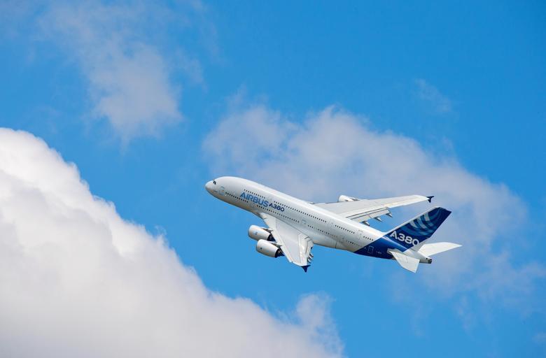 Airbus A380 in flight