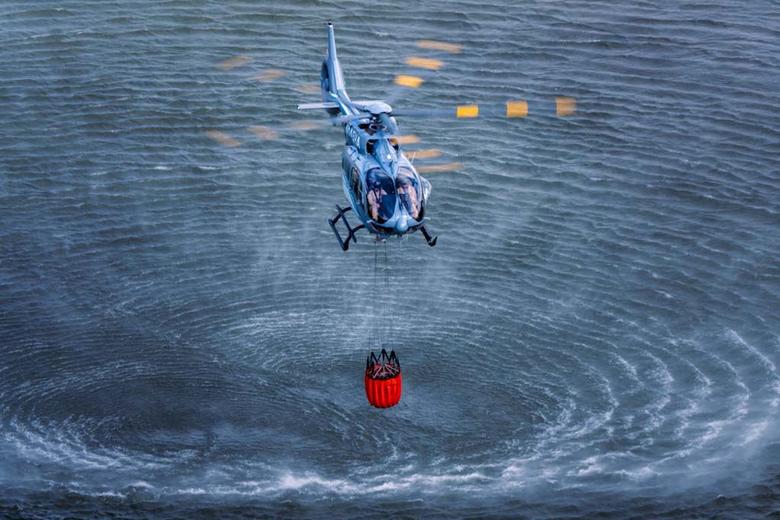 Hillsboro Aviation's Airbus H145 loading bucket