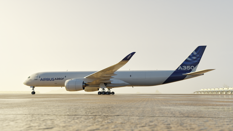 Ground A350F closed largest cargo door