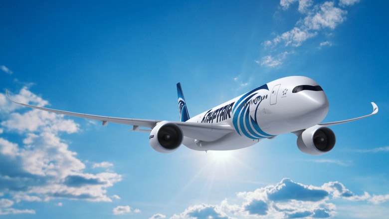Airbus A350-900 Egyptair rendering 