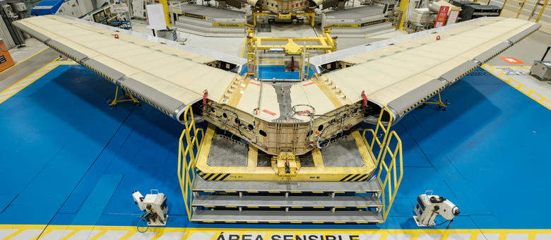 First horizontal stabiliser for the A350F freighter in Spain