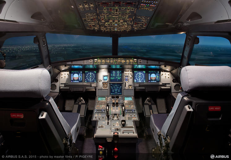 Airbus Full Flight Simulator Cockpit