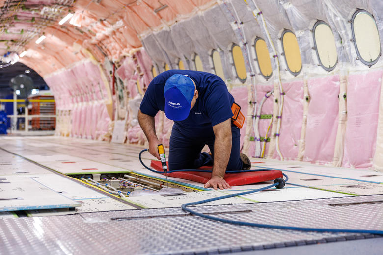 Airbus Faces-Samy, electrical assembler in Mirabel, Canada