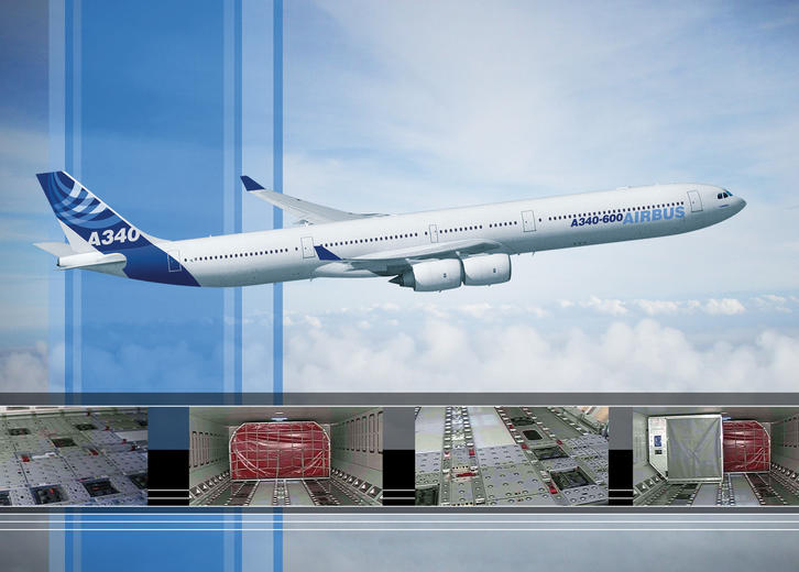 Cargo Loading System_ A340 Airbus Passenger aircraft