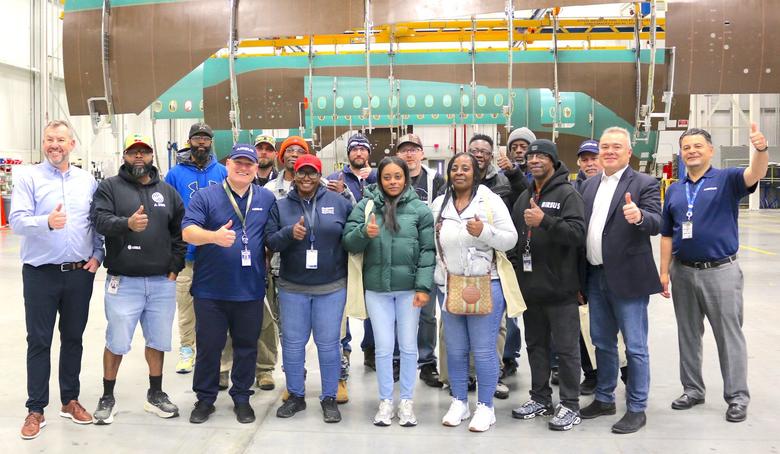 Kinston airbus team