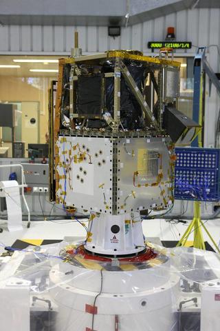 VNREDSat-1 being tested at Intespace in Toulouse