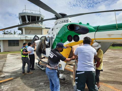 Airbus Foundation Helicopter mission in the Philippines