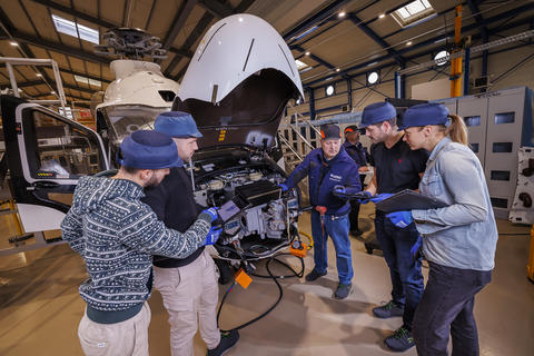 Trainees at Airbus Helicopters Training Academy