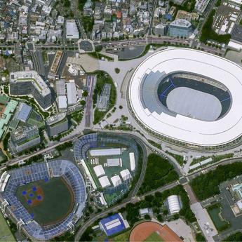 Japan National Stadium - Pléiades Neo Japan National Stadium - Pléiades Neo