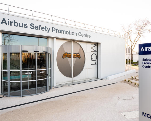 Airbus Safety Promotion Centre exterior view Airbus Safety Promotion Centre exterior view