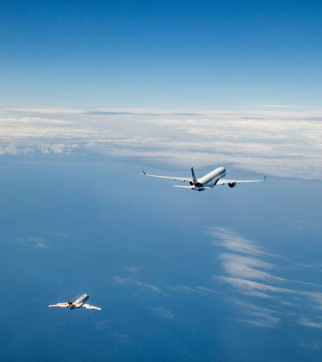 A350 100% SAF emissions test flight Airbus DLR A350 100% SAF emissions test flight Airbus DLR