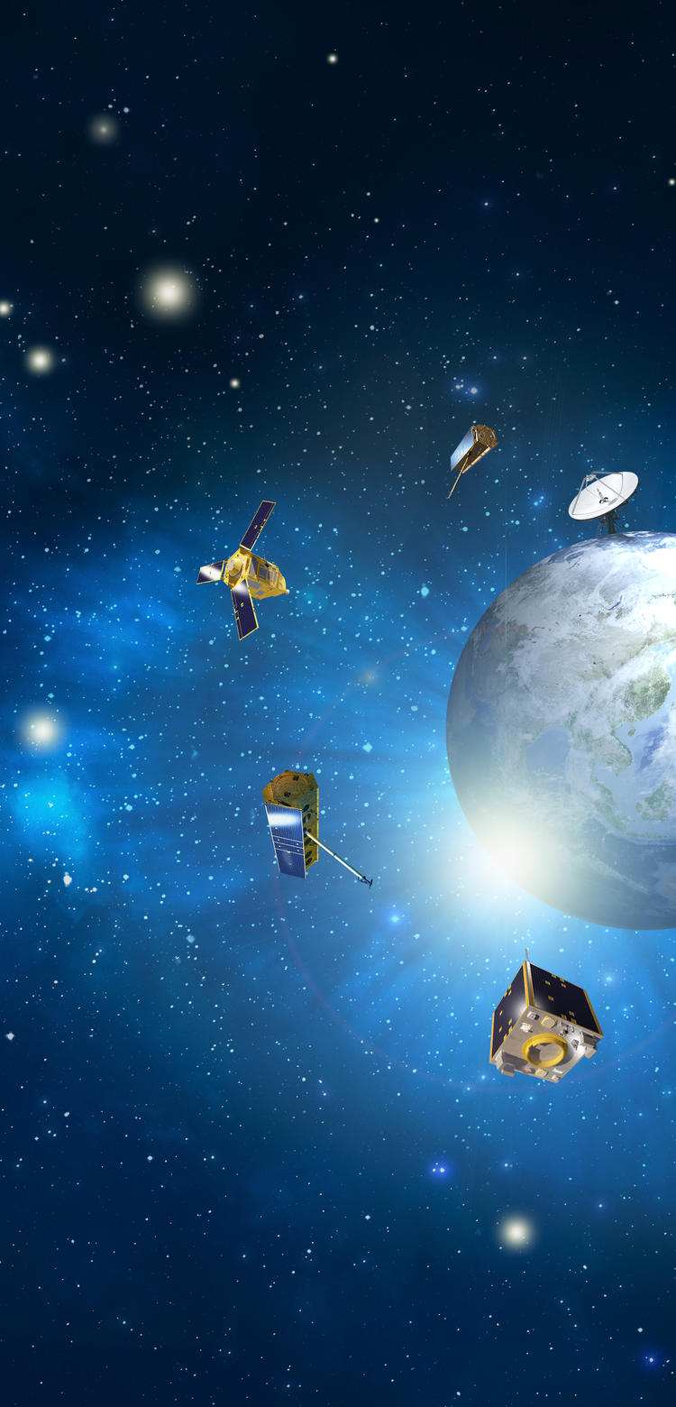 Airbus Space Satellites orbiting the Earth Airbus Space Satellites orbiting the Earth