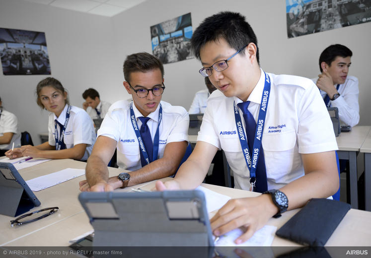 Airbus Flight Academy cadets